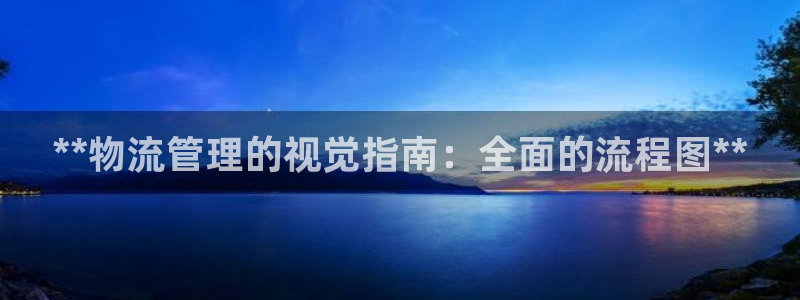 28圈h5链接：**物流管理的视觉指