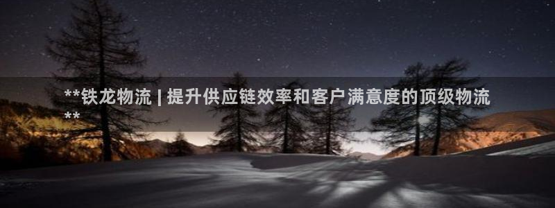 28圈麻将胡了：**铁龙物流 | 提