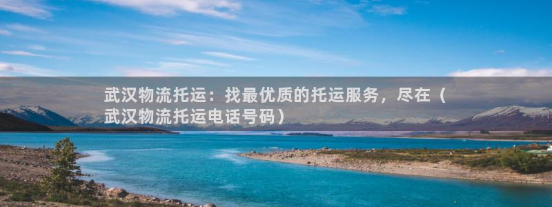 28圈如何看计划：武汉物流托运：找最