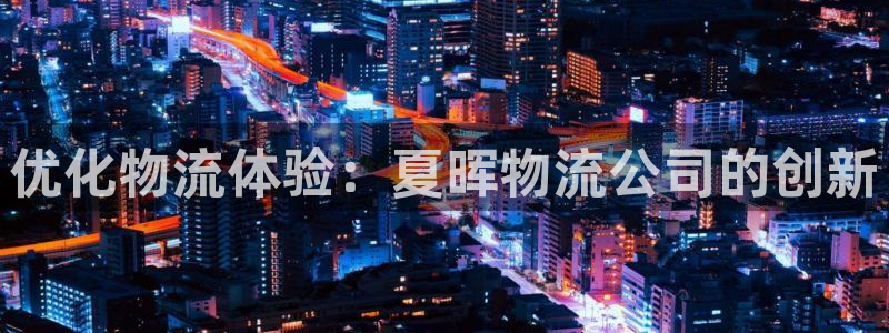 28圈：优化物流体验：夏晖物流公司的