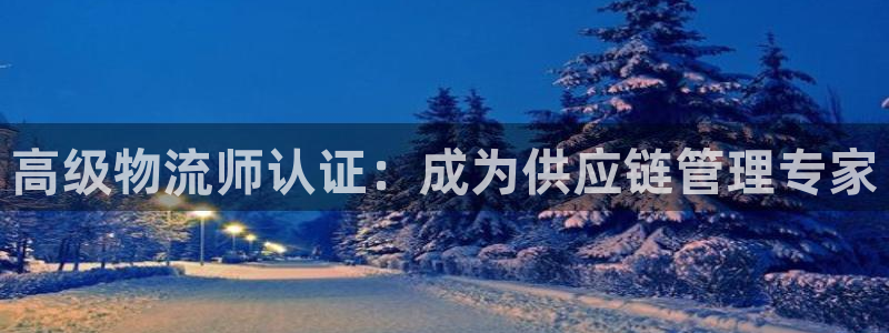 28圈二维码：高级物流师认证：成为供