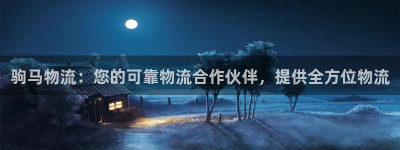 南宫28圈怎么注册：驹马物流：您的可