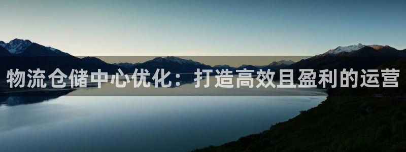 南宫28圈官网版：物流仓储中心优化：
