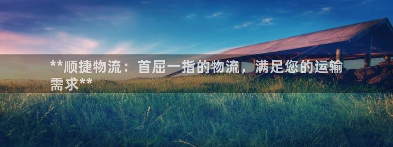 28圈注册平台：**顺捷物流：首屈一